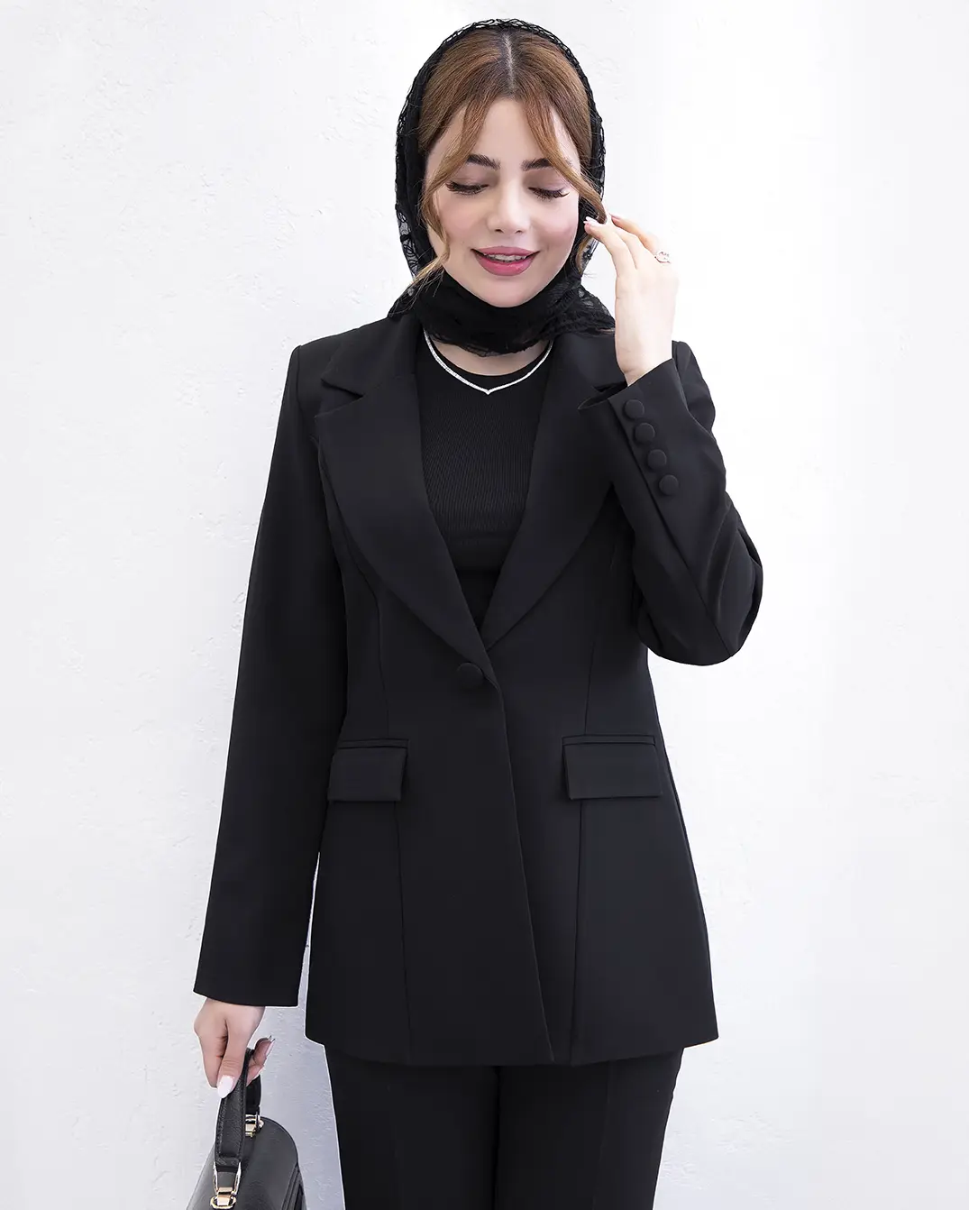 کت مازاراتی یقه انگلیسی
